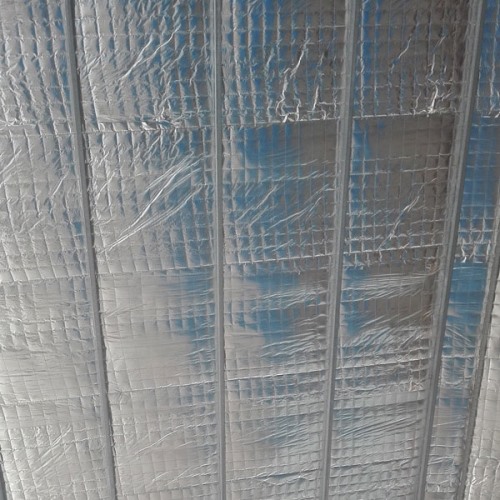 鋪鋼網玻璃棉施工案例